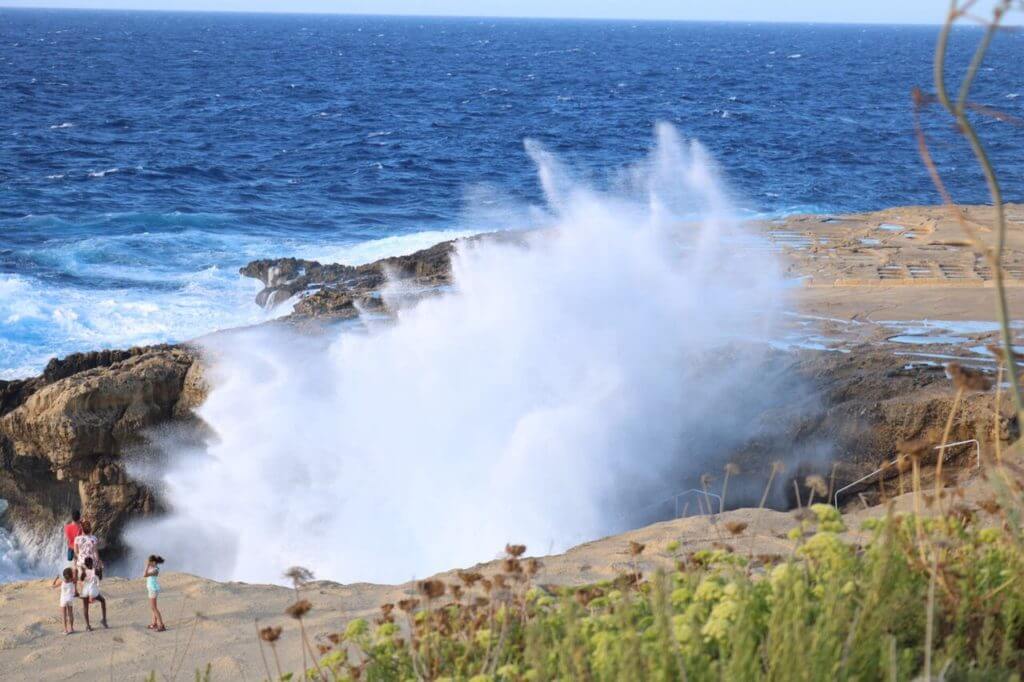 Dwejra waves Gozo