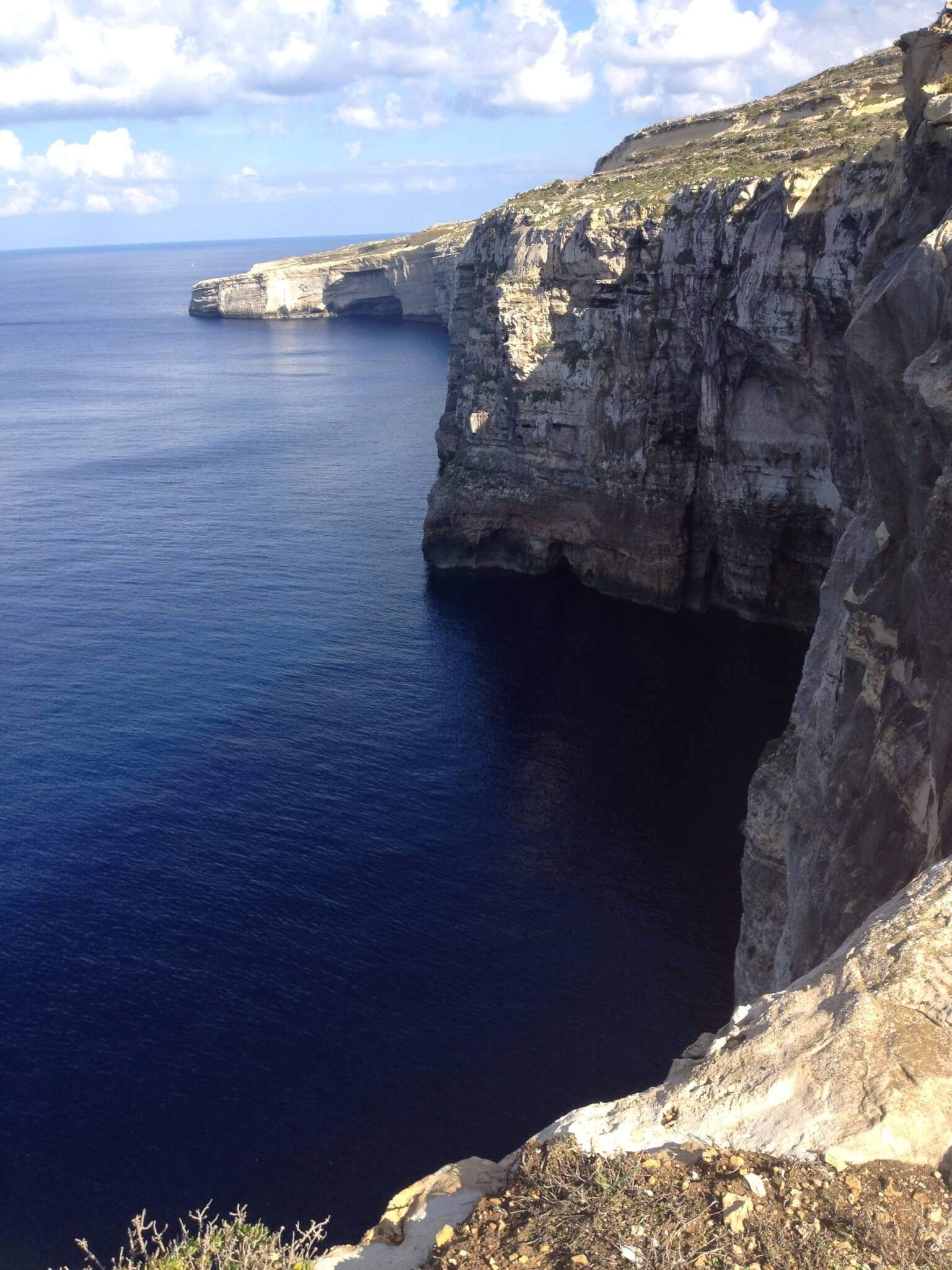 Sanap cliffs Gozo